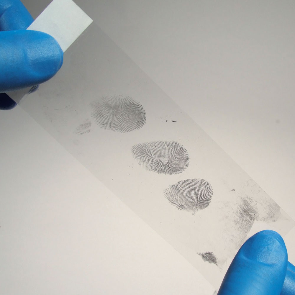 Transparent Gel Fingerprint Lifting Tape 1.5 x 5