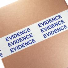 3" Evidence Sealing Tape - White/Blue