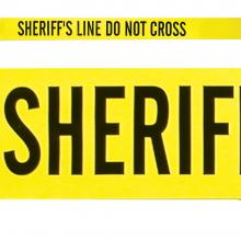 Sheriff's Line Barrier Tape