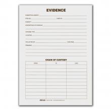 White Evidence Envelopes