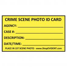 Crime Scene Photo ID Cards