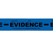 Blue Evidence-PRO Security Tape - Solid-Back