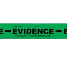 Green Evidence-PRO Security Tape - Solid-Back