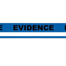 Blue Evidence-PRO Security Tape w/ Writing Line