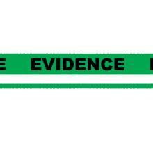 Green Evidence-PRO Security Tape w/ Writing Line