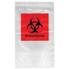100 - 6” x 9” Resealable Biohazard Bags
