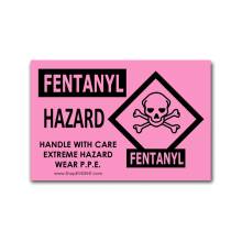 250 - 2" x 3" Fentanyl Hazard Labels