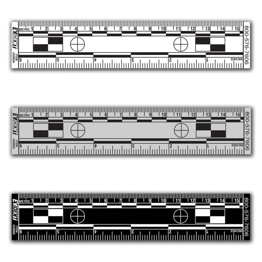 Universal Evidence Photo Stand w/English Scales, Evidence Photography, Forensic Supplies