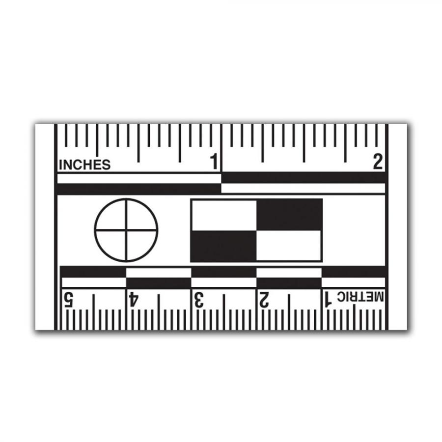 White Adhesive Photo Evidence Scales (roll of 50), Forensic Measurement, Forensic Supplies