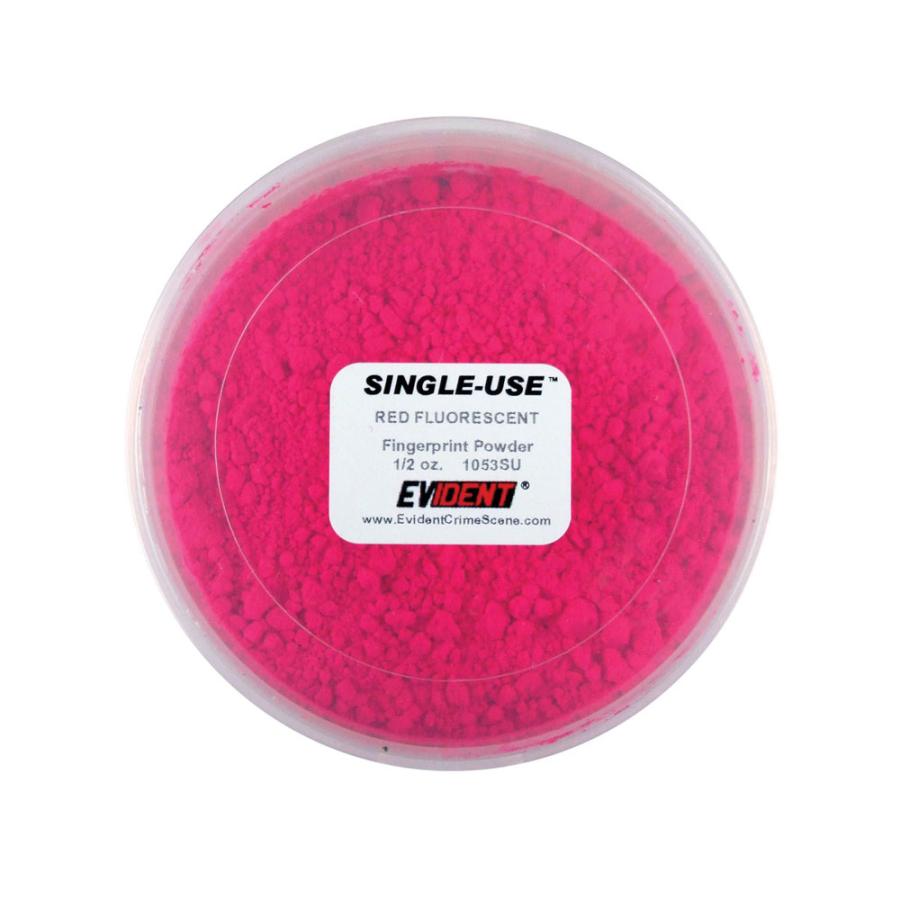 SINGLE-USE Red Fluorescent Powder - ½ oz.