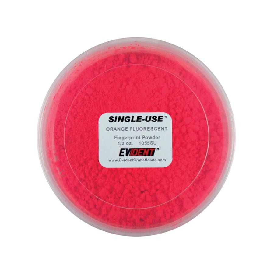 SINGLE-USE Orange Fluorescent Powder - ½ oz.
