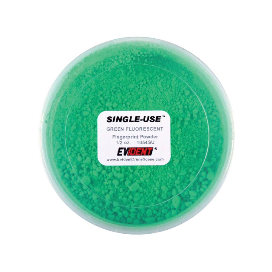 SINGLE-USE Green Fluorescent Powder - ½ oz.