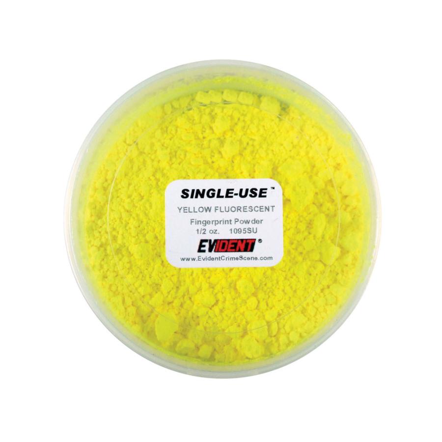 SINGLE-USE Yellow Fluorescent Powder - ½ oz.