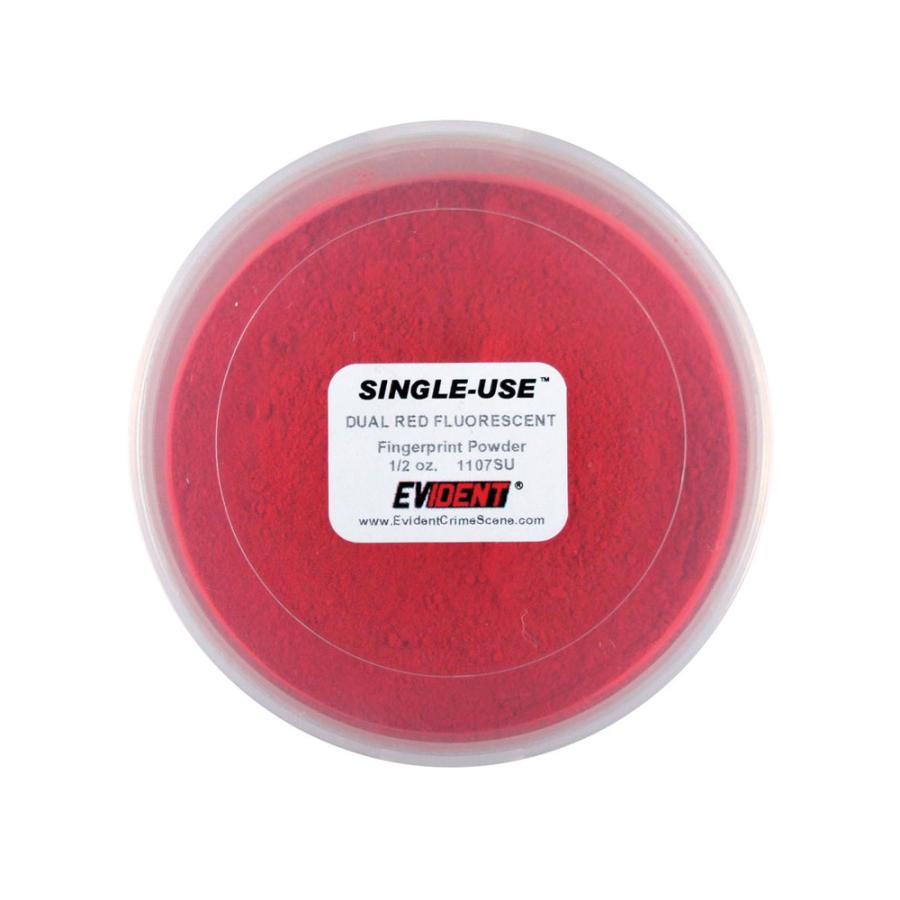 SINGLE-USE Dual Red Fluorescent Powder - ½ oz.