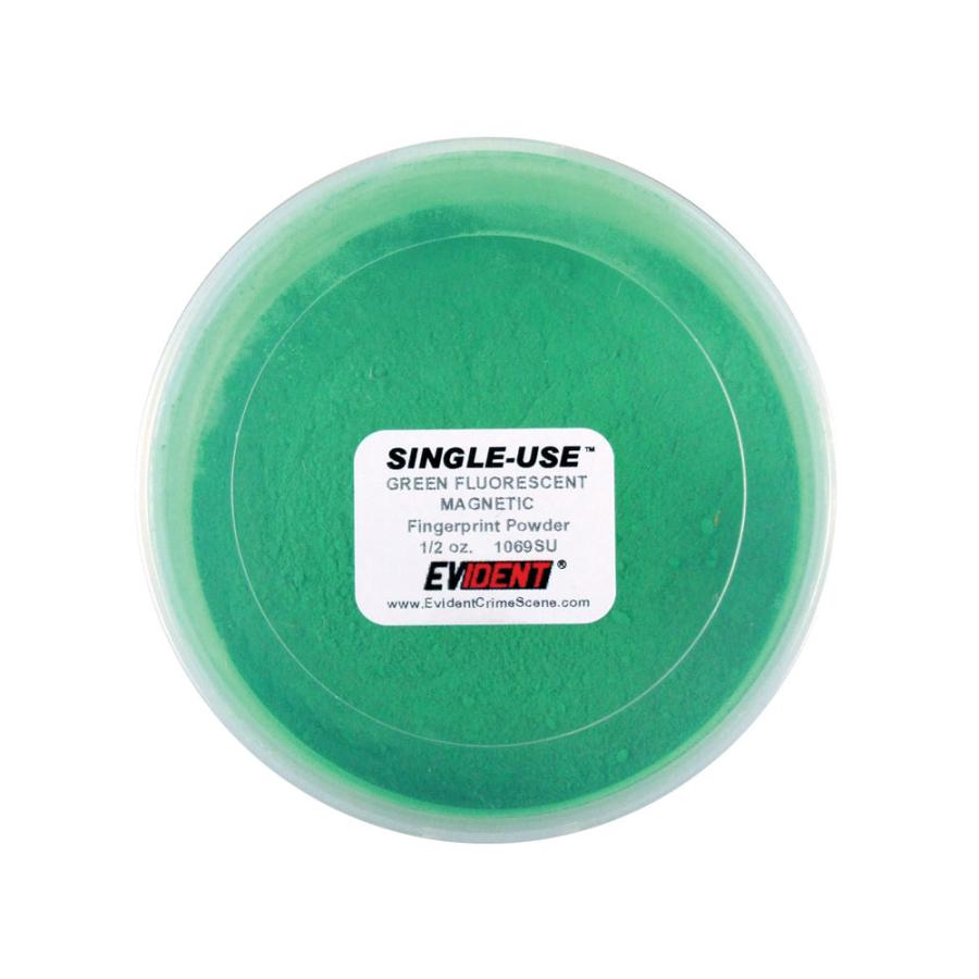 SINGLE-USE Green Fluorescent Magnetic - ½ oz.