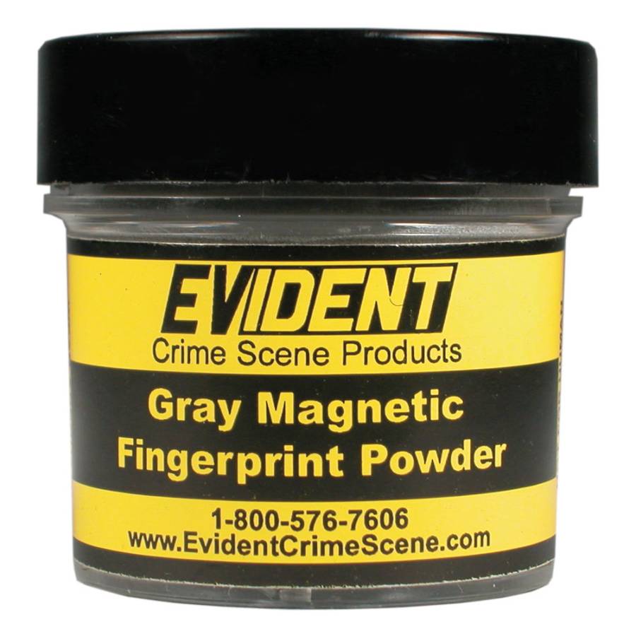 Gray Magnetic Fingerprint Powder - 2 oz. wide