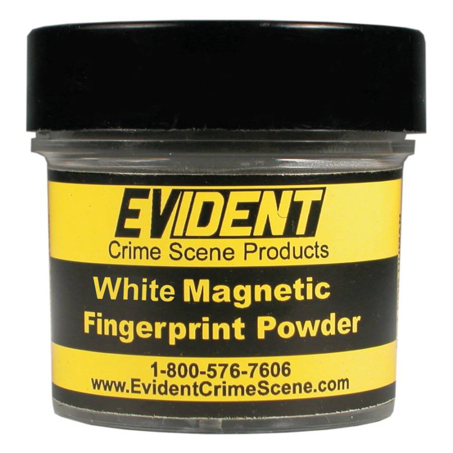 White Magnetic Fingerprint Powder - 2 oz. wide