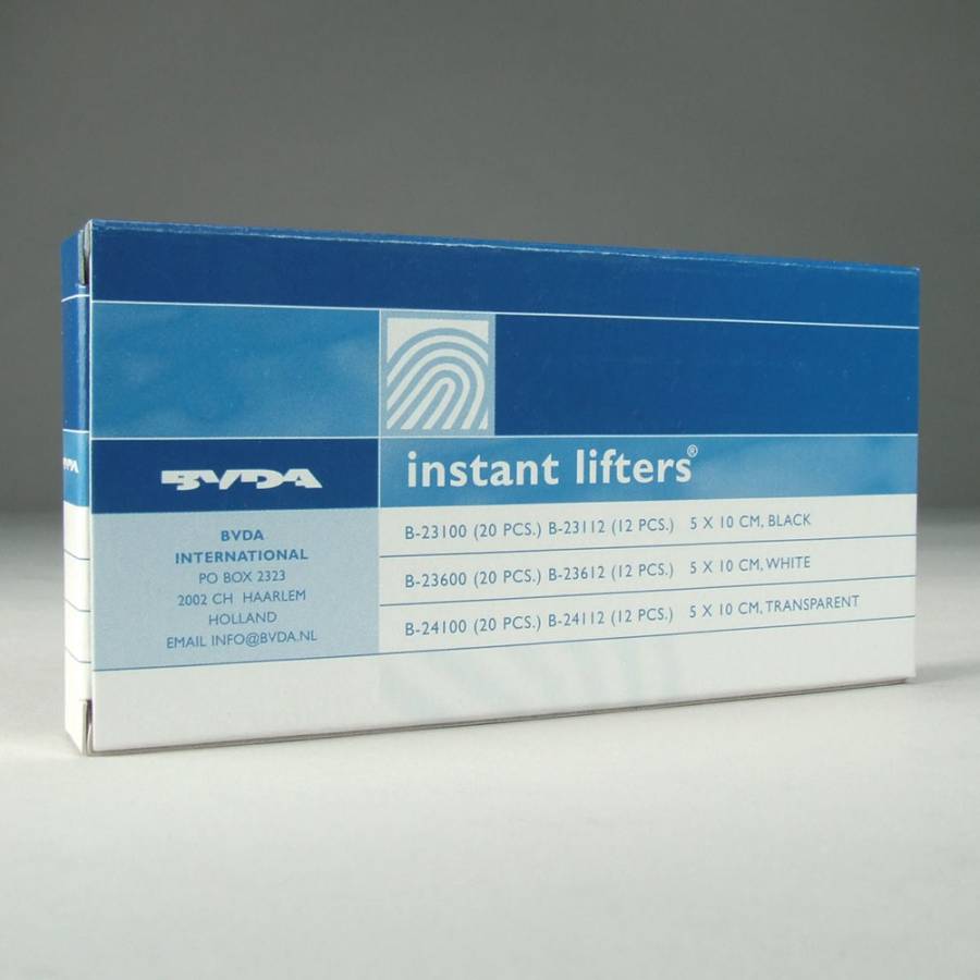 12 - 4" x 4" BVDA Clear Instant Lifters