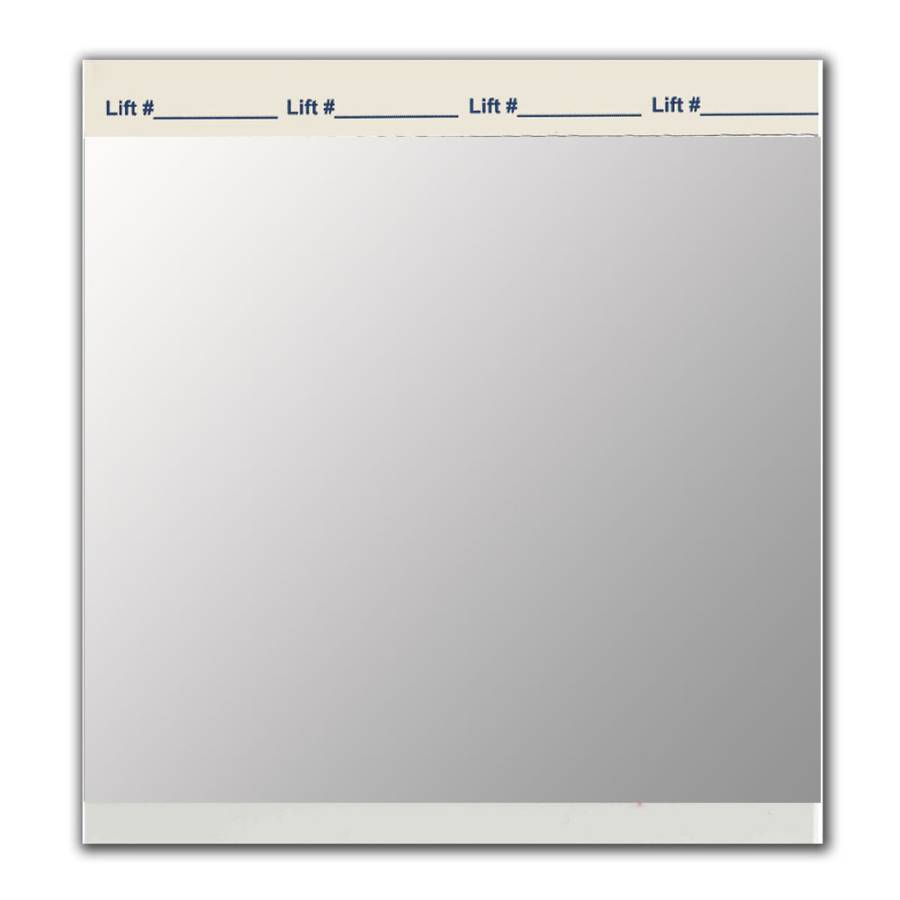 50 - 4" x 4" Clear QuickLIFT Hinge Lifters