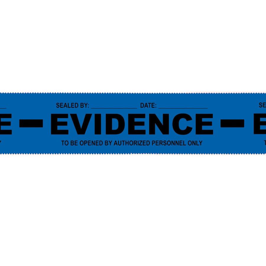 Blue Evidence-PRO Security Tape - Solid-Back