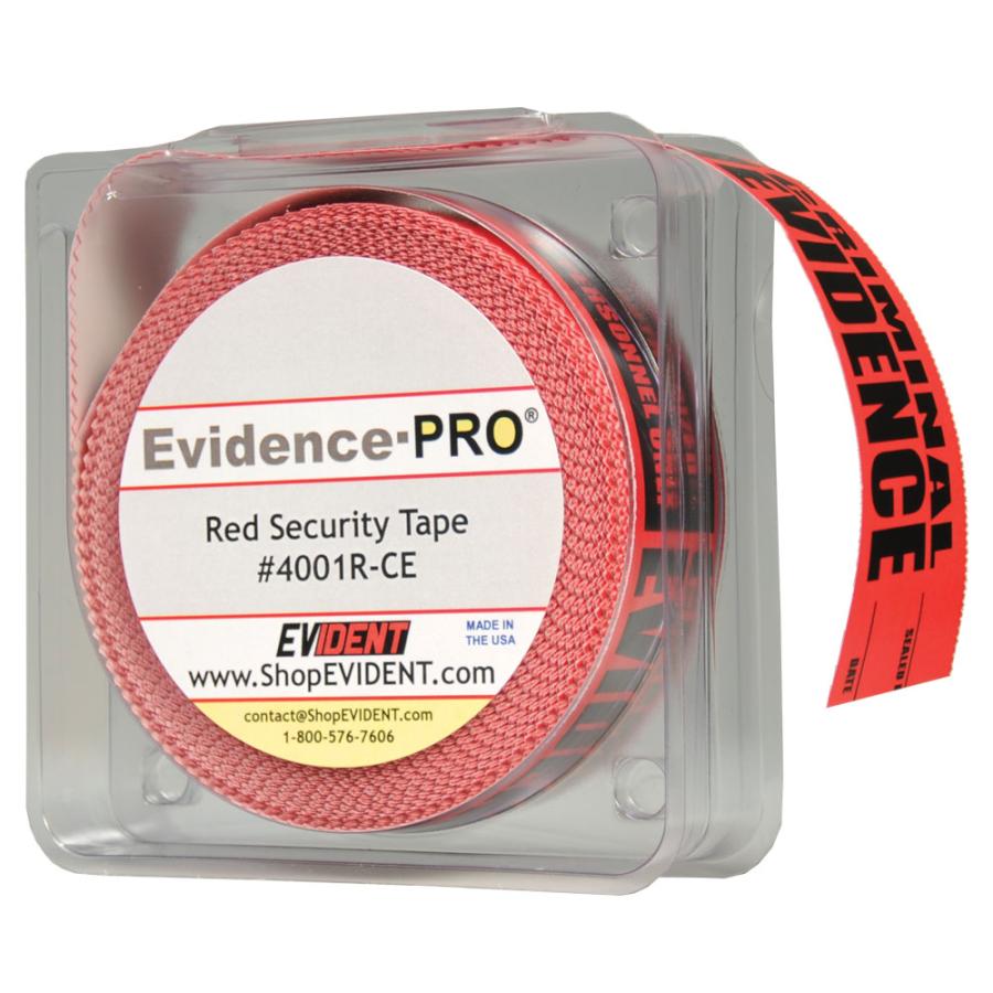 Red Evidence-PRO Security Tape - CE