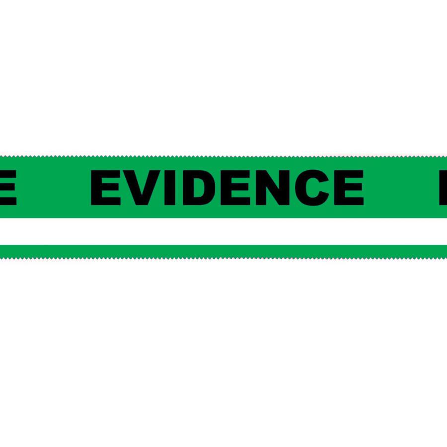 Green Evidence-PRO Security Tape w/ Writing Line