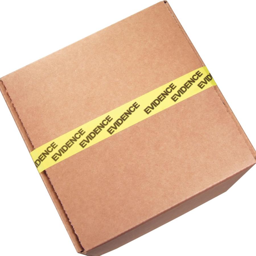 1" Evidence Sealing Tape - Yellow/Black