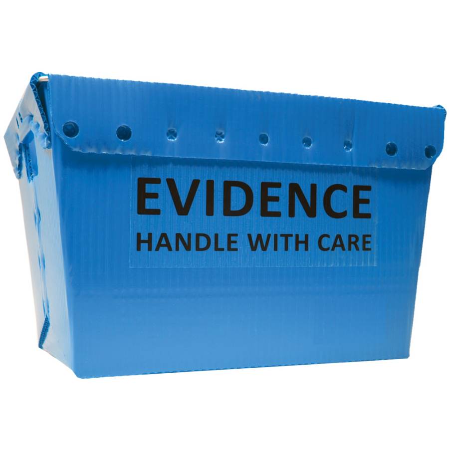 2 - Blue Evidence Totes