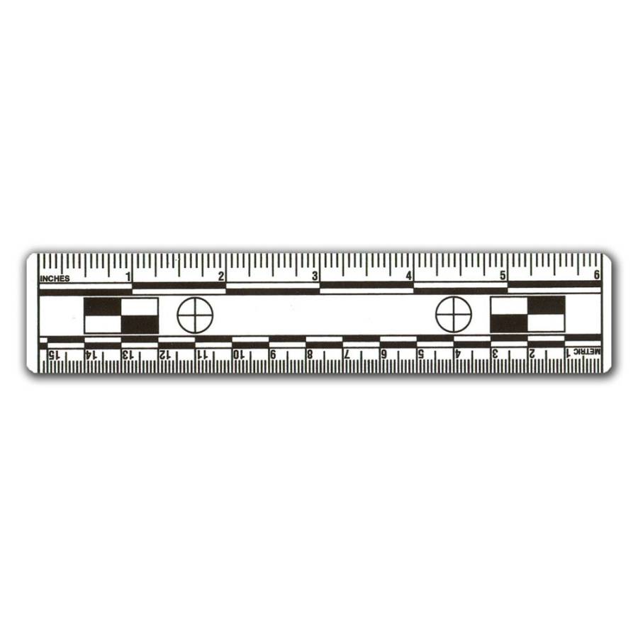 10 - White 6" Photo Scales