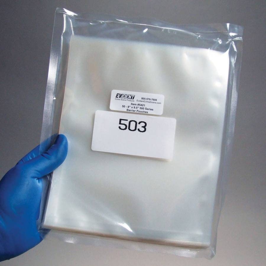 1,000 - 8" x 9½" 4.5 mil Barrier Pouches