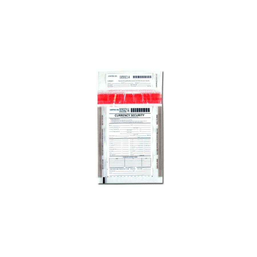 100 - 5¼" x 8" Currency Security Bags w/ ActiSeal™