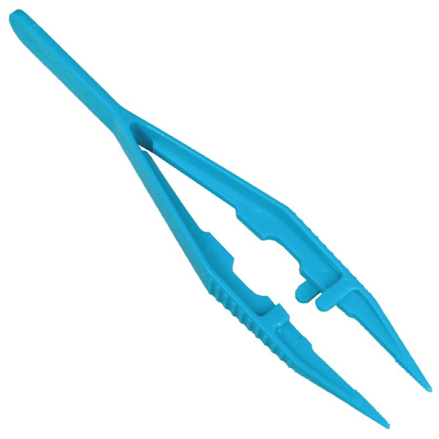 12 - Disposable Plastic Tweezers