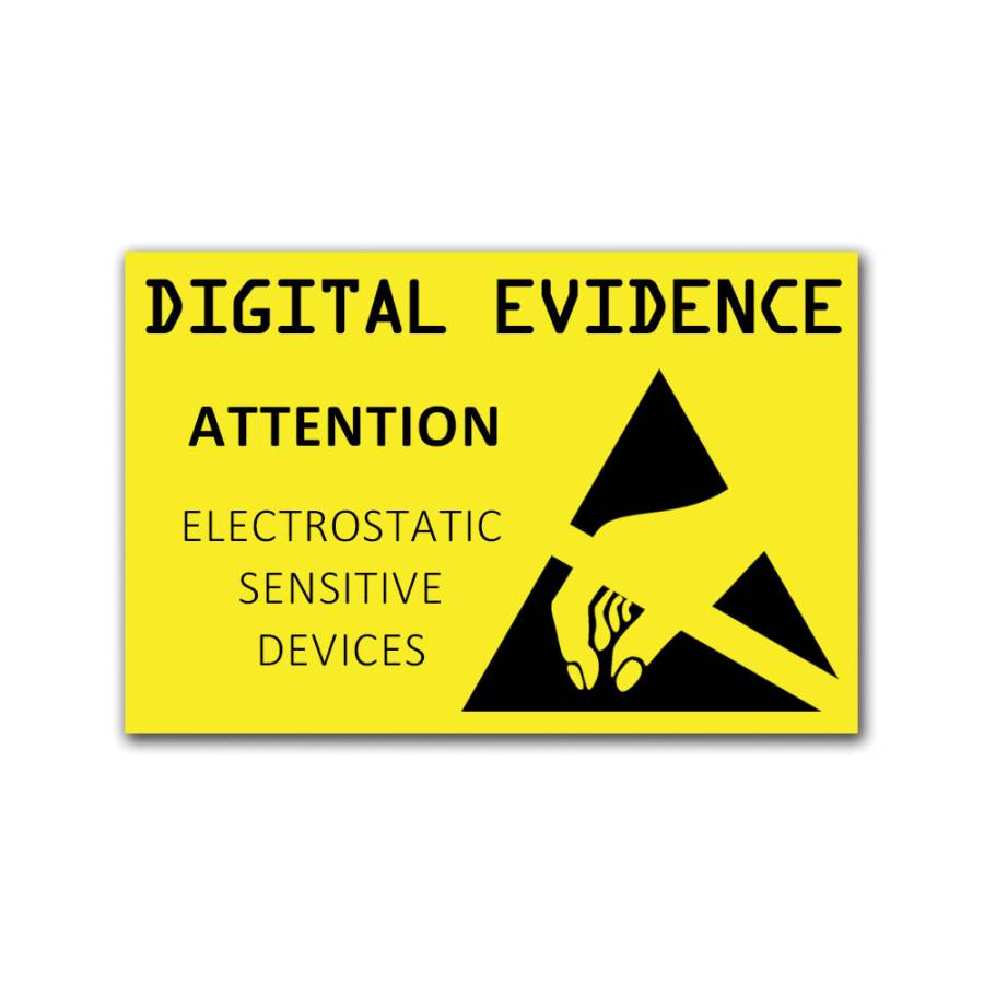 250 - 2" x 3" Digital Evidence Labels