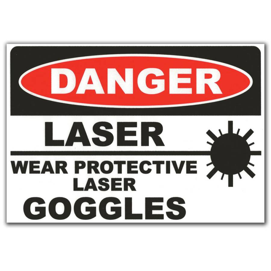 Laser Safety Sign