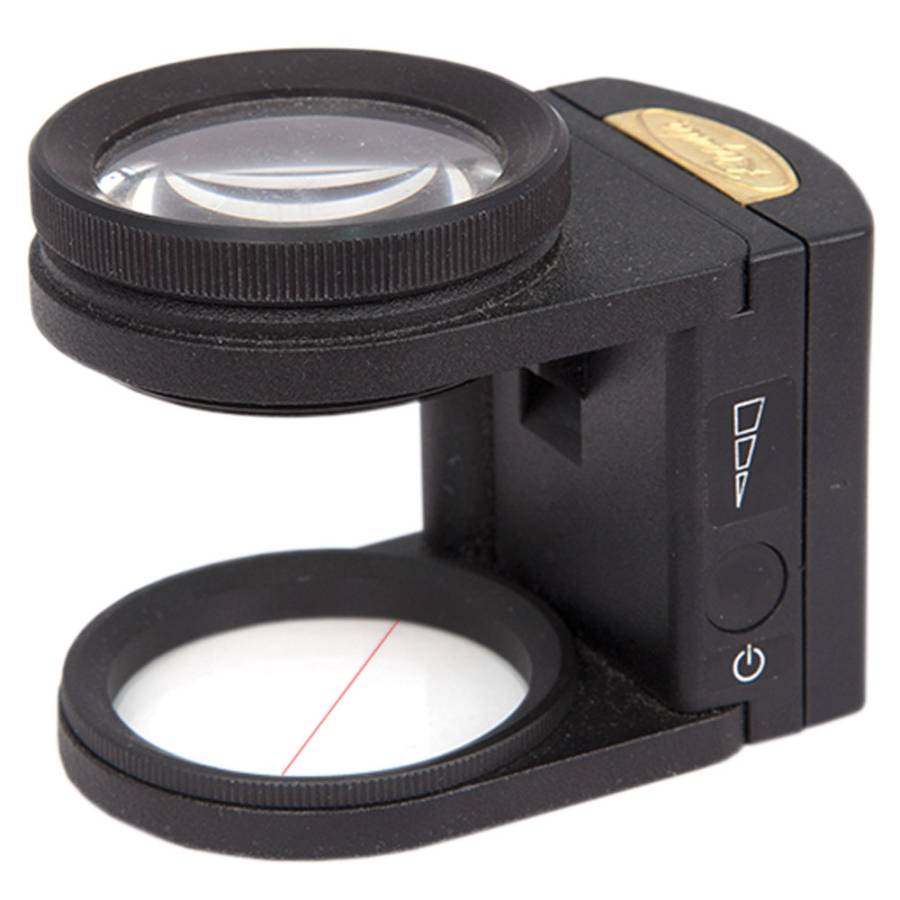 Regula 1008 5X LED Fingerprint Magnifier w/ Henry Disc