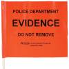 Orange Police Evidence Flag