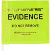 Yellow Sheriff's Evidence Flag
